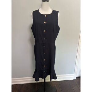 Women's LOFT Black Sleeveless Dress Size 12